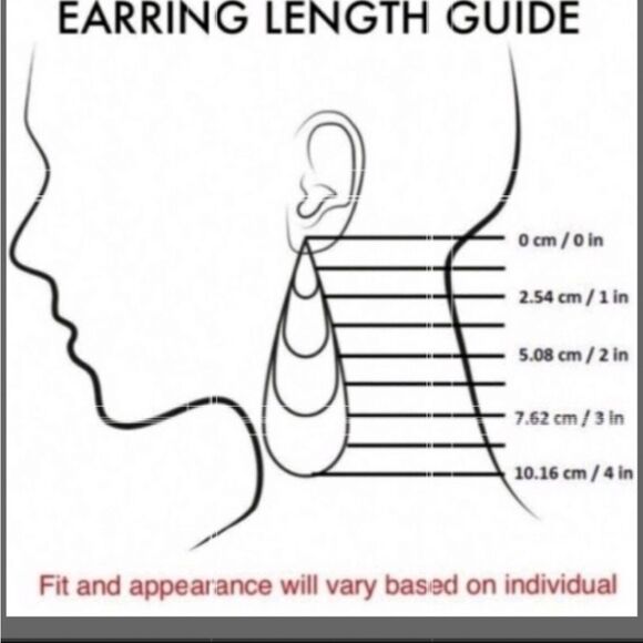 New ZARA night out irradescent ab pierced stud earrings faux cartilage clipset - Picture 9 of 10